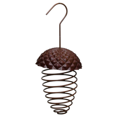 Comedero para Pajaros con Forma de Bellota en Espiral